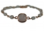 Preview: 925 Silber Rosenquarz  Armband - rosévergoldet - Geschenk für Sie - Brautschmuck - Weihnachtsgeschenk -  Quadrat